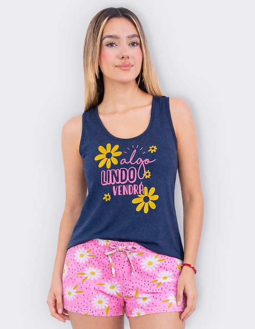 Conjunto pijama Twins para mujer