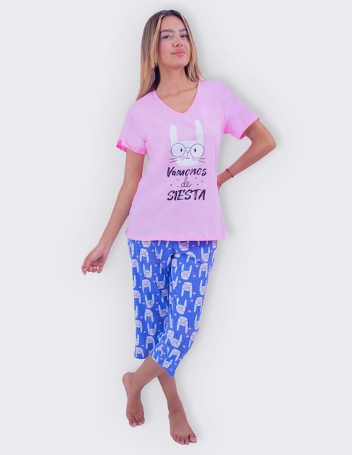 Conjunto pijama Twins para mujer
