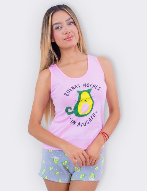 Conjunto pijama Twins para mujer
