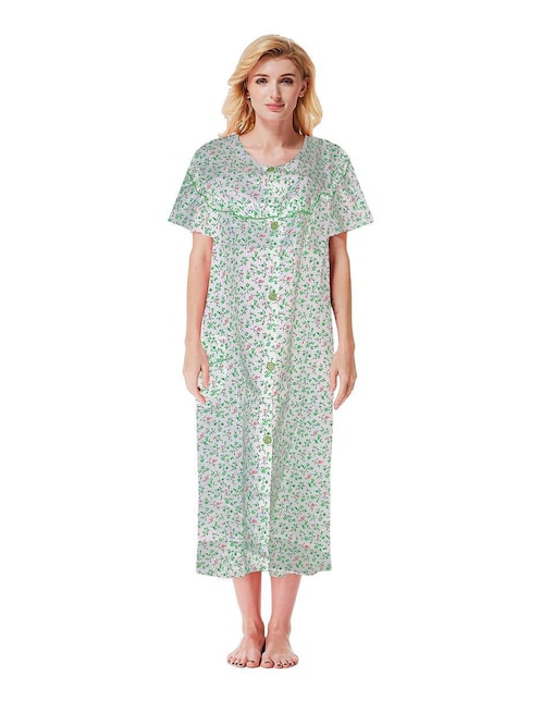 Bata de dormir Tatys Fashion Flores para mujer