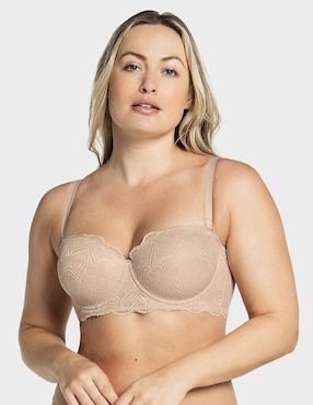 T-shirt Bra Leonisa Copa Balconette Para Mujer