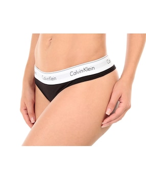 Tanga Calvin Klein de algodón para mujer
