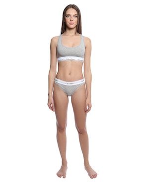 Tanga Calvin Klein de algodón para mujer