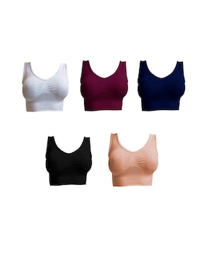Set brassiere peto medio I Love Shape copa preformada para mujer