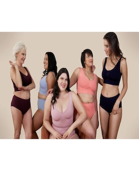 Set brassiere peto medio I Love Shape copa preformada para mujer