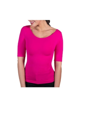Camiseta tipo faja I Love Shape con compresión media para mujer