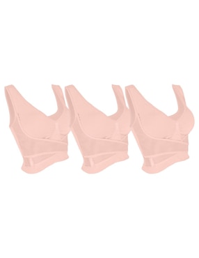 Set brassiere peto medio I Love Shape copa push up para mujer
