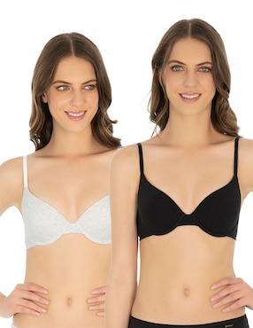 T-shirt bra Skiny con copa para mujer