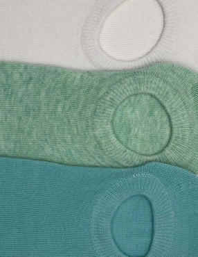 Set protector de pie Myst de algodón para mujer 3 pares