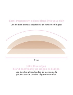 Cubre pezón Deppiani de silicón 2 pares