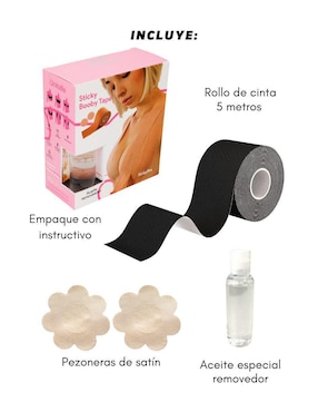 Cinta para busto Sticky Bra de algodón Individual
