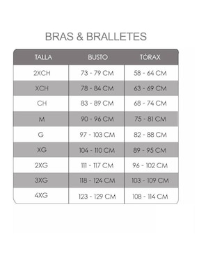 Brassiere peto medio I Love Shape copa preformada para mujer