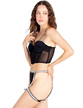 Set bra-panty-liguero Liu Liu