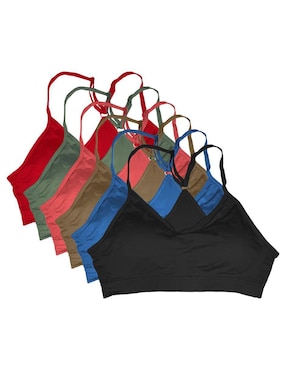 Top Tatys Fashion cuello V tirante delgado