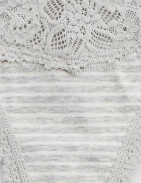 Tanga Aerie de algodón para mujer