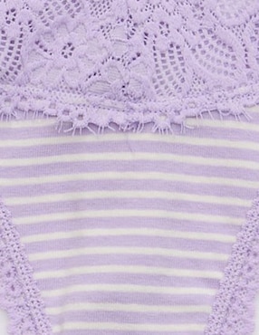 Tanga Aerie de algodón para mujer