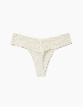 Tanga Aerie de algodón para mujer