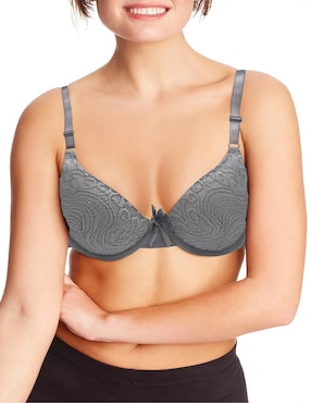 Set Brassiere Demi Tatys Fashion Con Copa Para Mujer