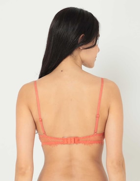 Brassiere demi Calvin Klein copa preformada para mujer