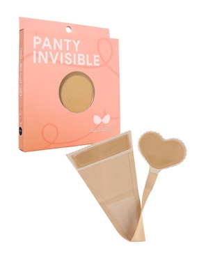 Tanga Sticky Bra de algodón para mujer