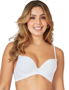 Brassiere demi Haby copa doble push up para mujer