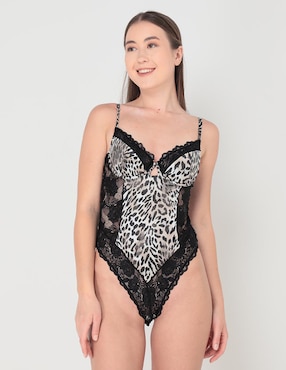 Body GUESS Escote Corazón Para Mujer