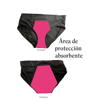 Panty menstrual Luna Segura flujo abundante