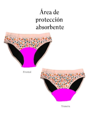 Panty menstrual Luna Segura flujo moderado