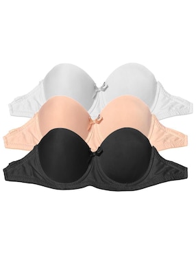 Set brassiere strapless Tatys Fashion copa removible seamless para mujer