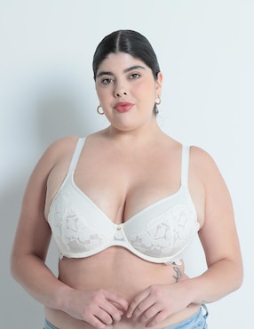 Brassiere Demi Selmark Con Copa Para Mujer