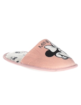 Pantufla Minnie Para Mujer