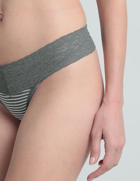 Tanga Aerie de algodón para mujer