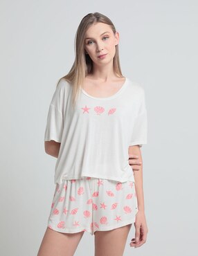 Playera Pijama Aerie Estampada Para Mujer