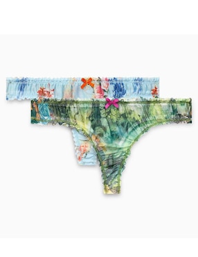Tanga Cocoa Lingerie de algodón para mujer