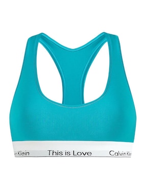 Top Calvin Klein escote cuadrado tirante clásico