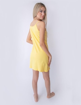 Camisón Twins estampado de algodón