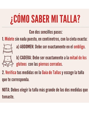 Faja levanta glúteos Myd con compresión media para mujer