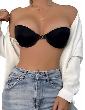 Brassiere strapless Femica media copa para mujer