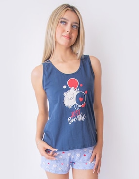 Conjunto pijama Twins para mujer