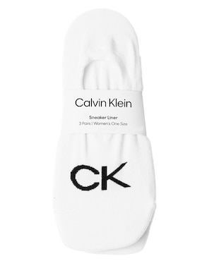Set protector de pie Calvin Klein de algodón para mujer 3 pares