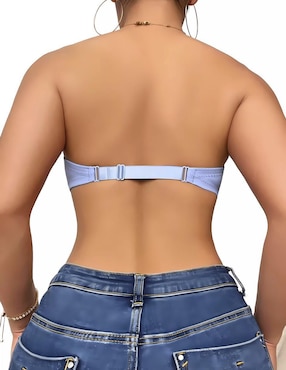 Brassiere strapless Femica media copa para mujer