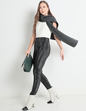 Legging Oscar Hackman cintura alta con elástico para mujer