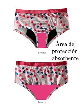 Panty menstrual Luna Segura flujo moderado