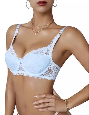 Brassiere balconette Femica media copa para mujer