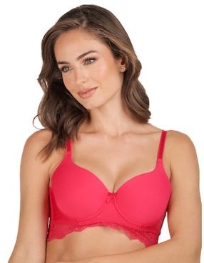 Brassiere Demi Brasjade Copa Preformada Para Mujer