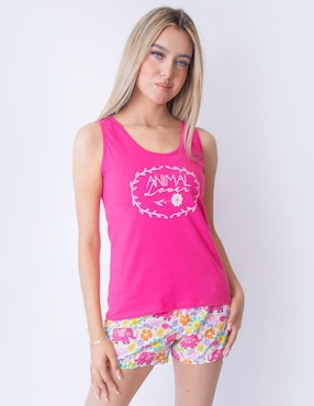 Conjunto Pijama Twins Para Mujer