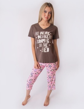 Conjunto Pijama Twins Para Mujer