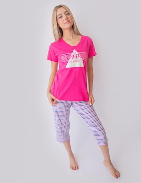 Conjunto Pijama Twins Para Mujer