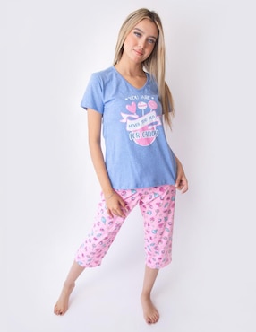 Conjunto Pijama Twins Para Mujer