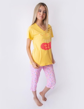 Conjunto Pijama Twins Para Mujer